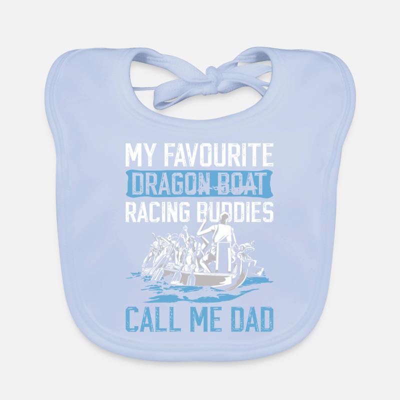 Drachenboot Papa Baby Bio-Lätzchen