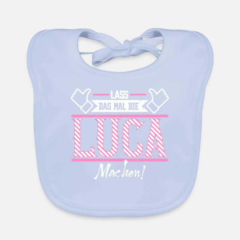 Luca Geschenkidee Geschenk Geburtstag Baby Bio-Lätzchen