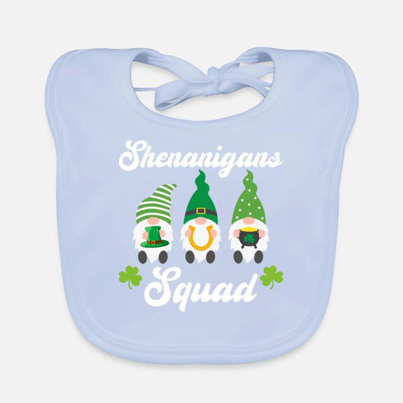 Shenanigans Squad Teacher St Patrick’s Day Bavoir bio Bébé
