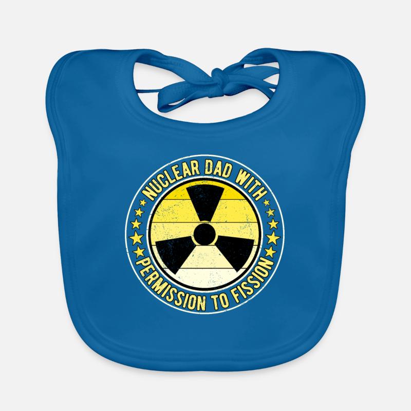 Nuclear Engineer Nuclear Technician Father Organic Baby Bibs
