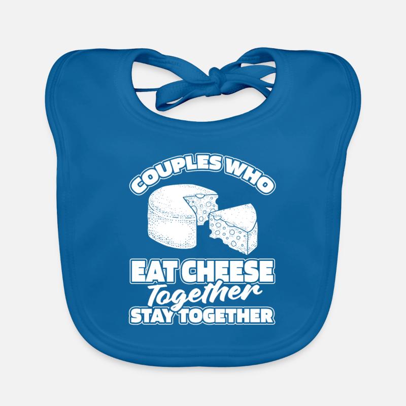 Cheese Cheese Pair Organic Baby Bibs