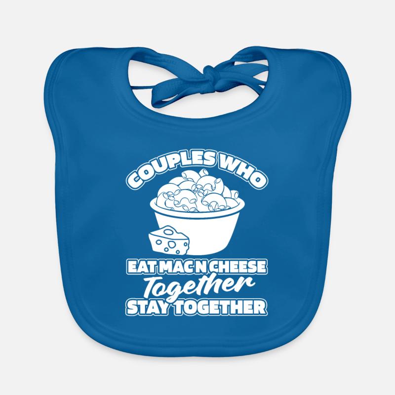 Mac N Cheese Mac And Cheese Pair Organic Baby Bibs
