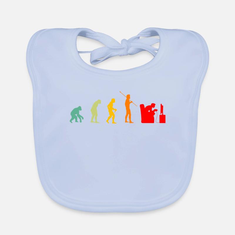 Idée Cadeau Gamer Evolution Aux Jeux Vidéo Bavoir bio Bébé