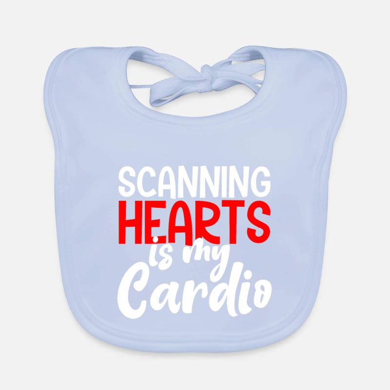 Scanner les cœurs est mon cardio 4 Bavoir bio Bébé