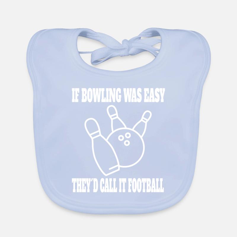 Bowling Gift Bowling ball Cone bowling bowling Organic Baby Bibs