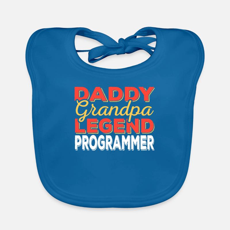 Papa Opa Legende Programmierer Baby Bio-Lätzchen