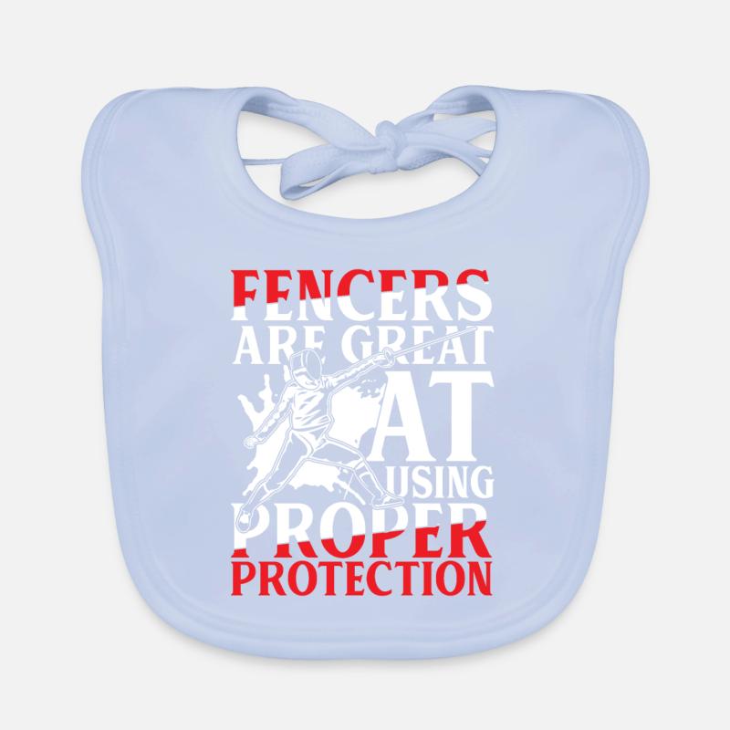 Fencers Are Great At Using Proper Protection Baby Bio-Lätzchen