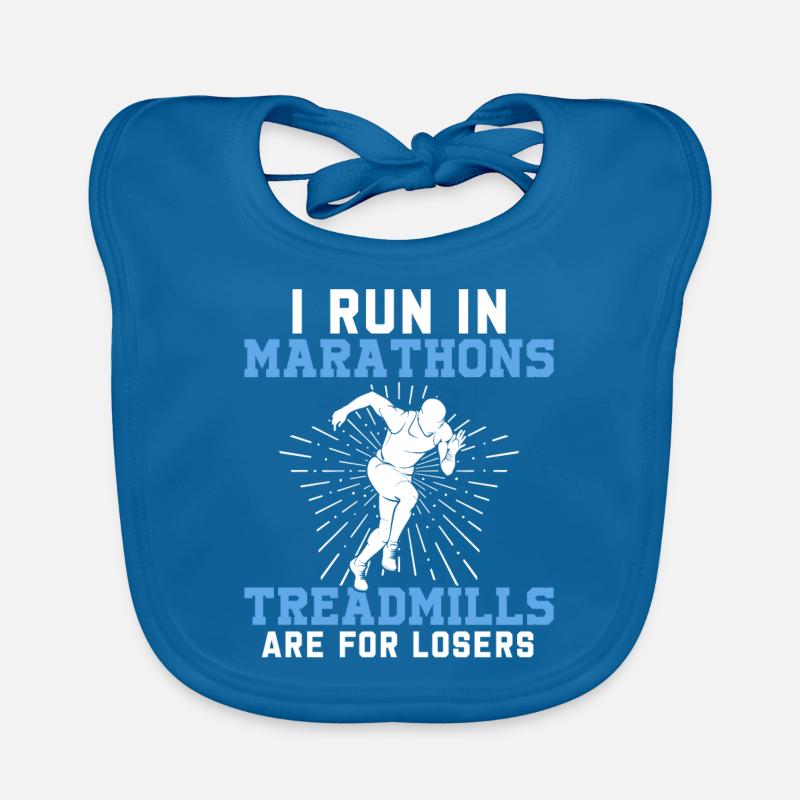 Jogging Saying for Running - Runners Organic Baby Bibs