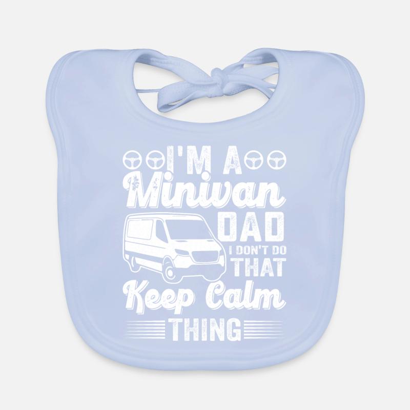 Dads Minivan Daddy Lifestyle Dad Drives Minivan Baby Bio-Lätzchen