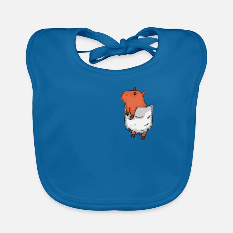 Capybara Cadeau Hommes Drôle Capybara Bavoir bio Bébé