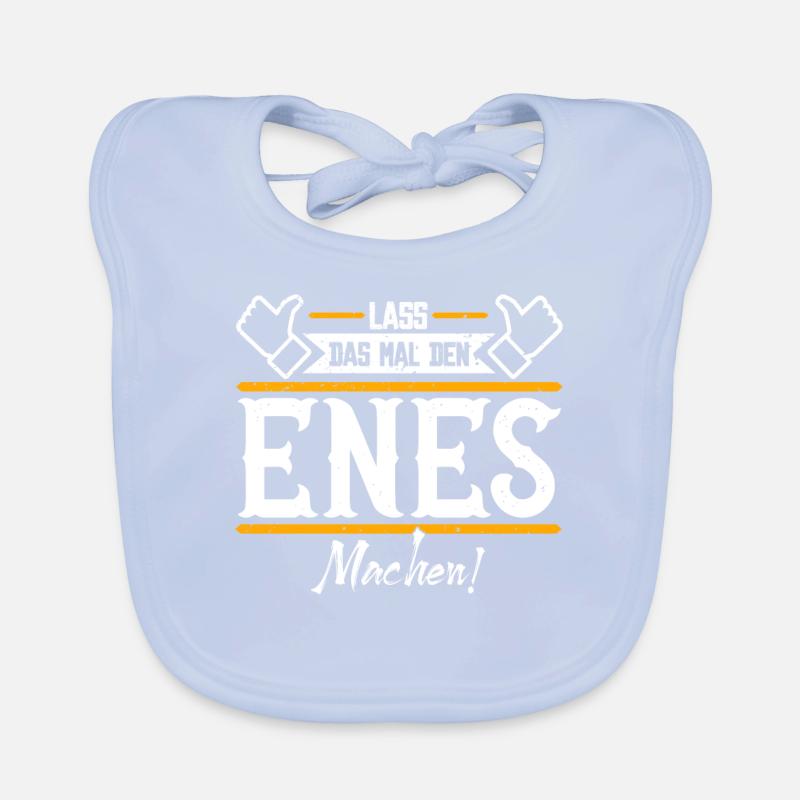 Enes Geschenkidee Geschenk Geburtstag Baby Bio-Lätzchen