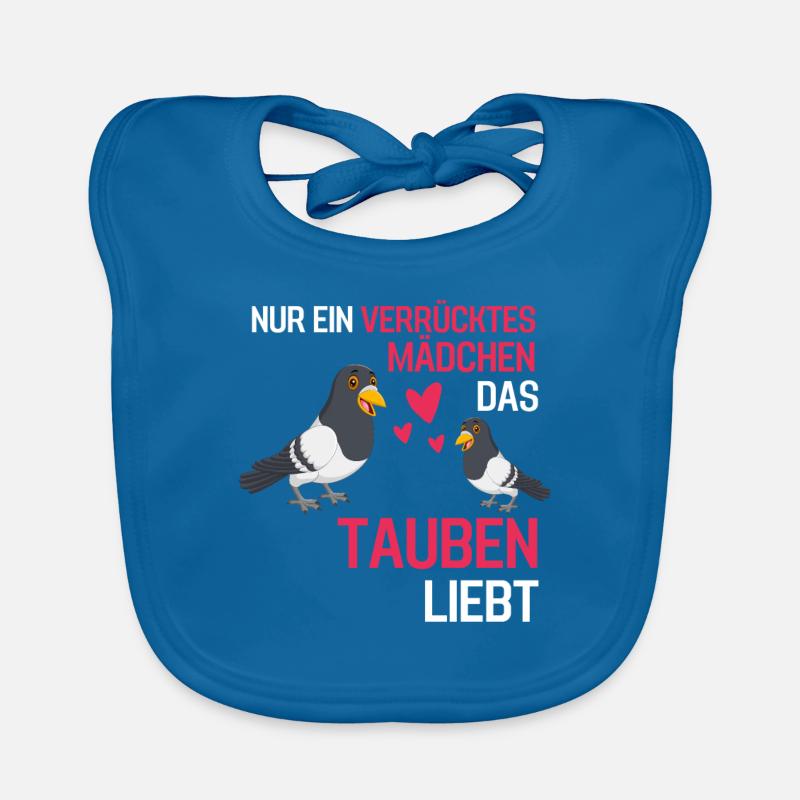 Taubenzüchter Hobby Vogel Mädchen Geschenk Taube Baby Bio-Lätzchen