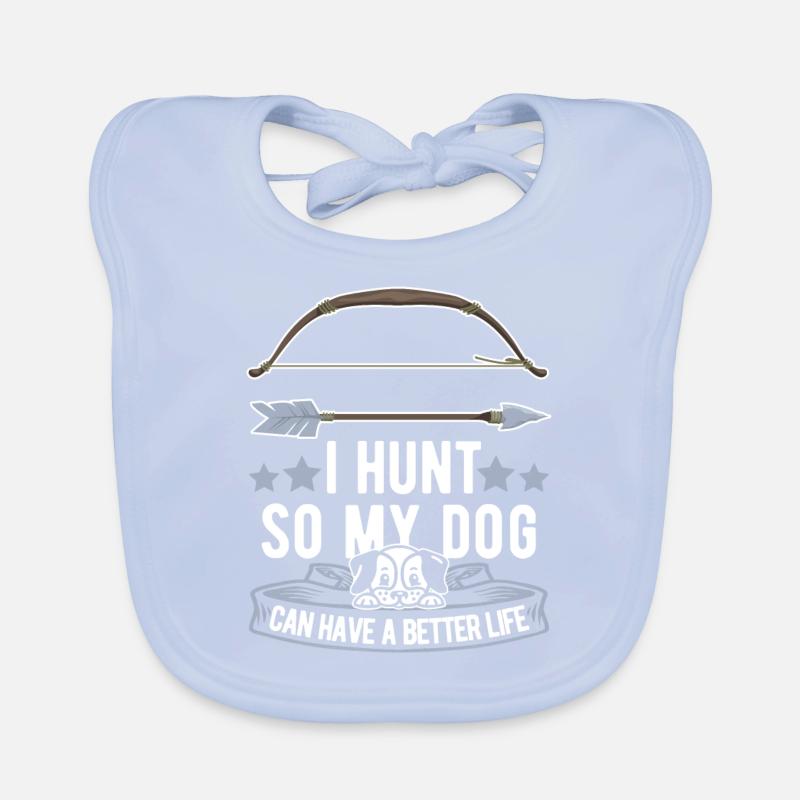 Bogenjagd Bogenjäger Hund Baby Bio-Lätzchen