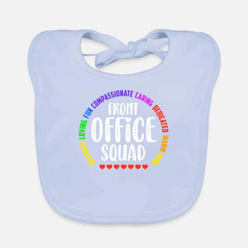 Nette Schulsekretärin Admin Appreciation Assistant Baby Bio-Lätzchen