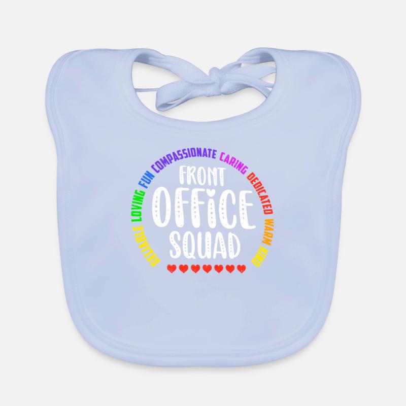 Nette Schulsekretärin Admin Appreciation Assistant Baby Bio-Lätzchen