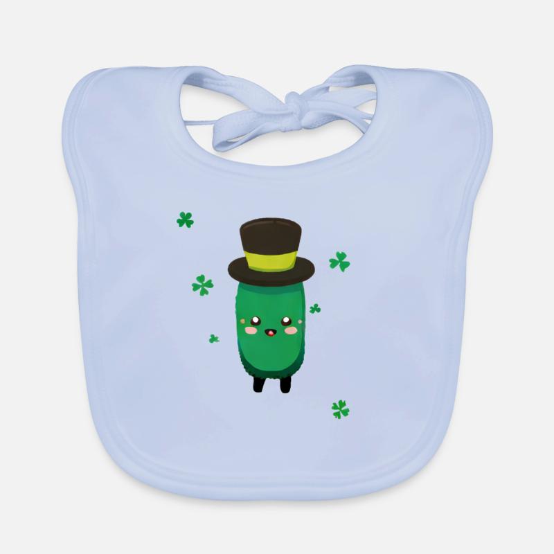 Saint Patrick - Concombre Bavoir bio Bébé