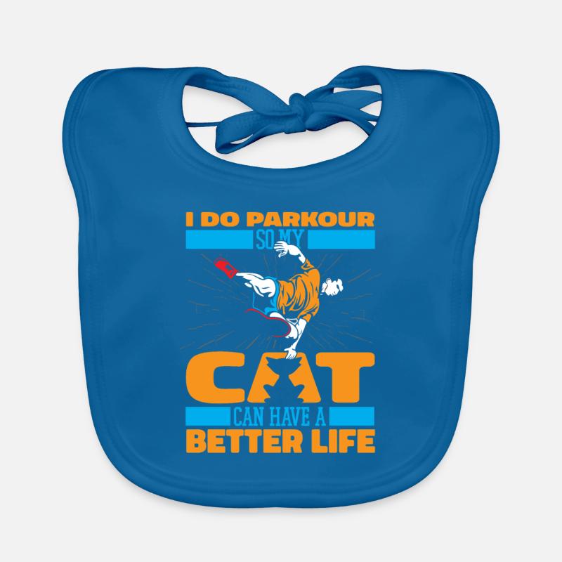 Chat de Parkour Bavoir bio Bébé