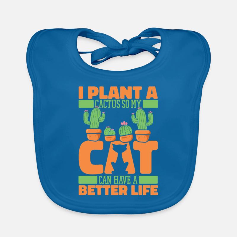 Cactus Chat de jardin Bavoir bio Bébé