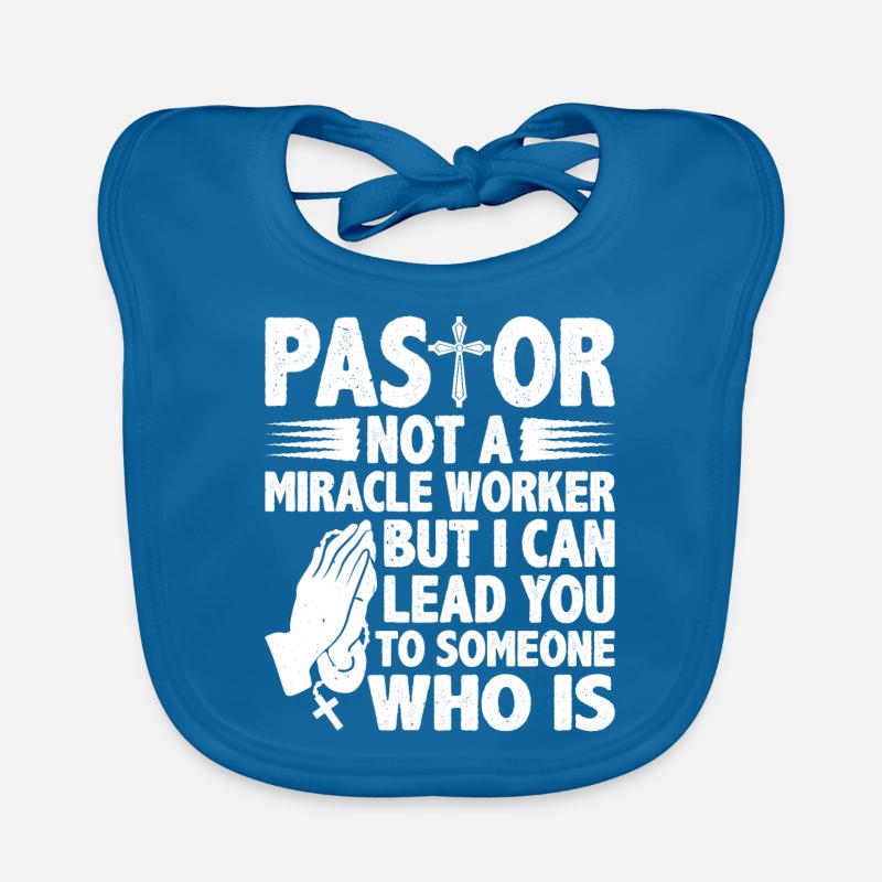 Pastor, Not A Miracle Worker 6 Organic Baby Bibs