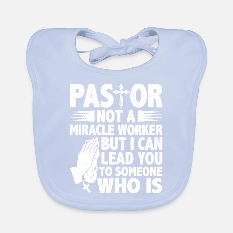 Pastor, Not A Miracle Worker 6 Baby Bio-Lätzchen