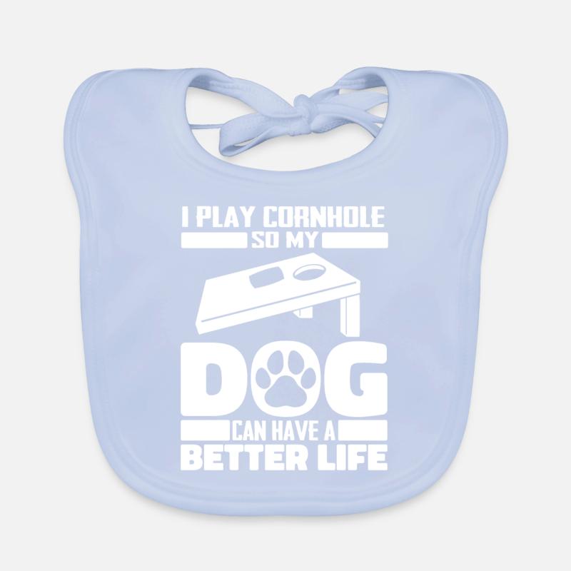 Cornhole Blind Hole Game Dog Bavoir bio Bébé
