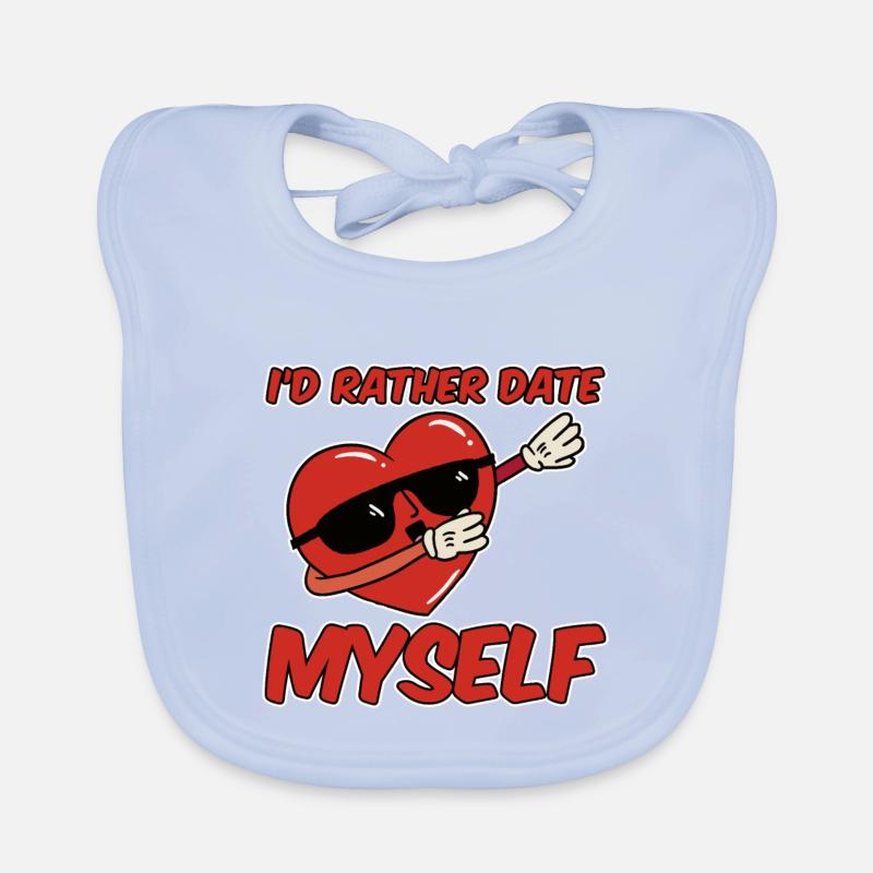 Je préfère sortir avec moi-même 4 Bavoir bio Bébé