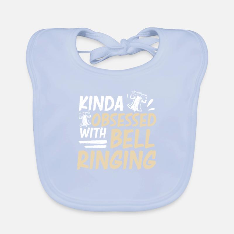 Kinda Obsessed Funny Bell Ringing Campanology A Organic Baby Bibs
