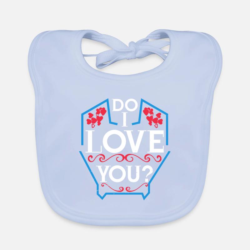 LIEBE ICH DICH Baby Bio-Lätzchen