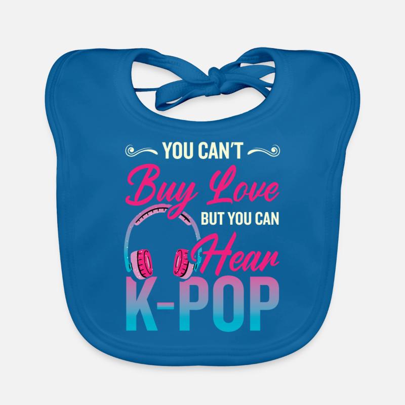 You Can Hear K-Pop Organic Baby Bibs