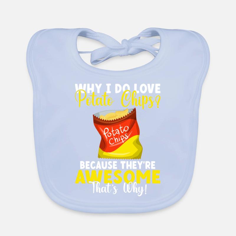 Cadeau de croustilles Bavoir bio Bébé