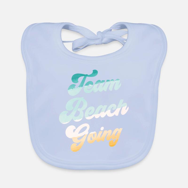 Équipe Beachgoing Beach Holiday Beach Marcheurs Bavoir bio Bébé