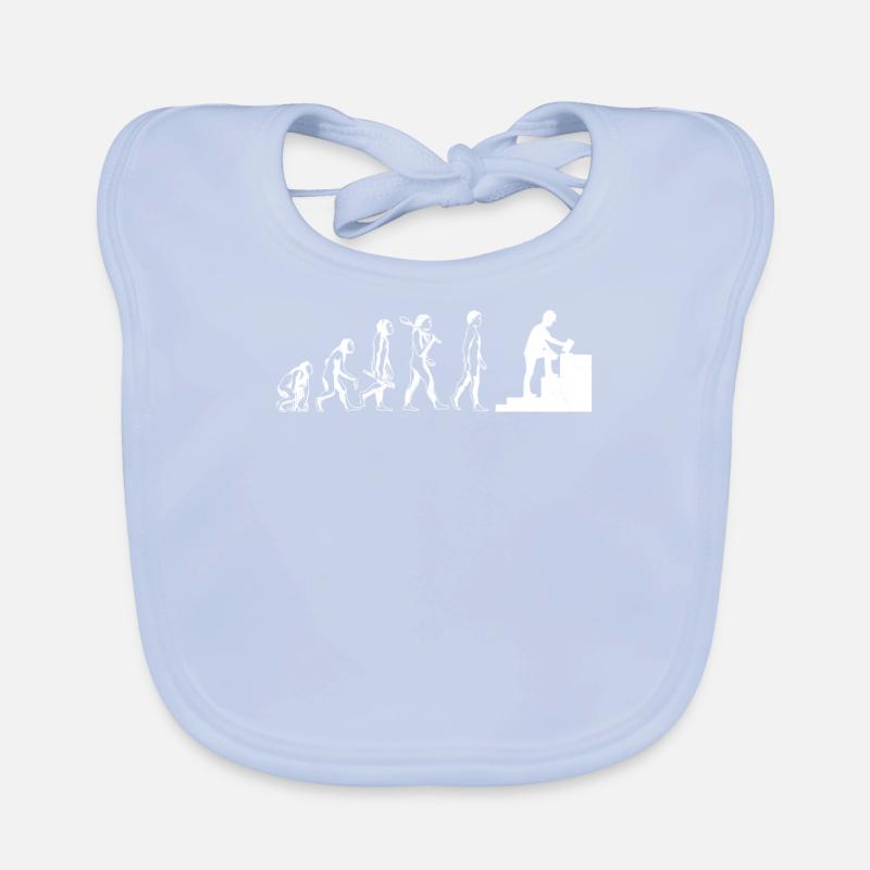 Concrete Finisher Evolution Cool Cement Masonry Organic Baby Bibs