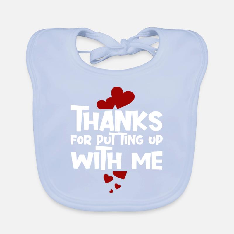 Merci de m’avoir supporté Bavoir bio Bébé
