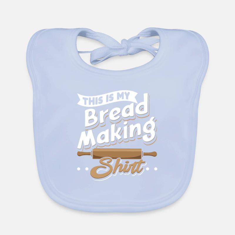This Is My Bread Making Shirt Brot Bäcker Backen Baby Bio-Lätzchen