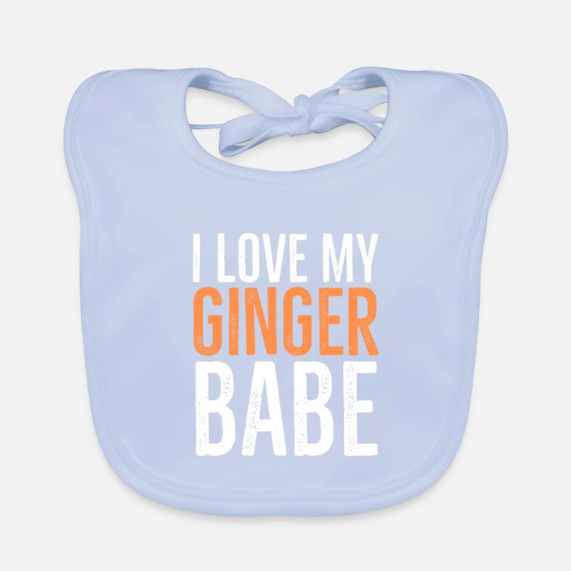 J’aime mon bébé gingembre Bavoir bio Bébé