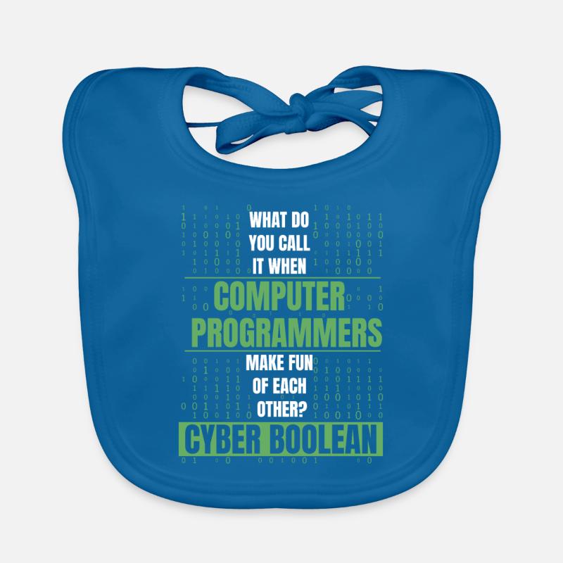 Developer Coder Programmer Funny Organic Baby Bibs