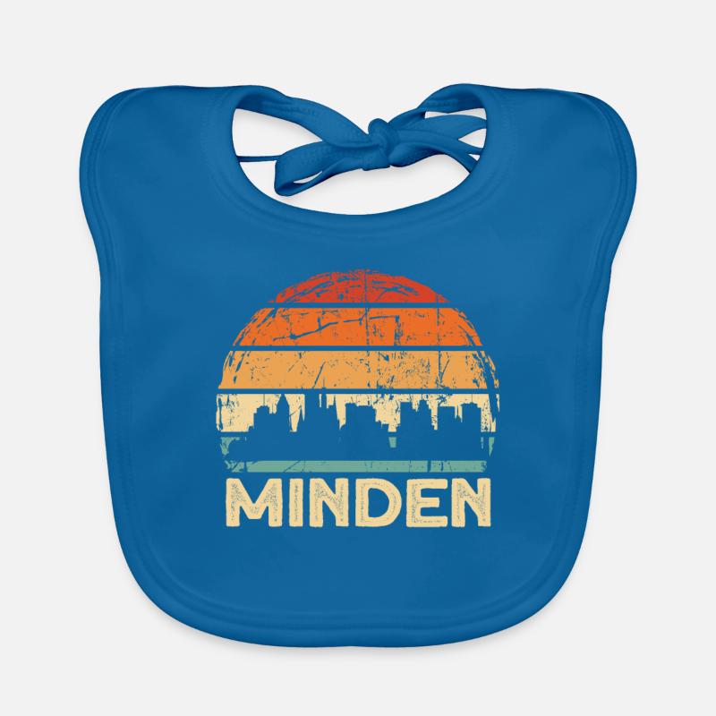 Minden - Baby Bio-Lätzchen - Pfauenblau