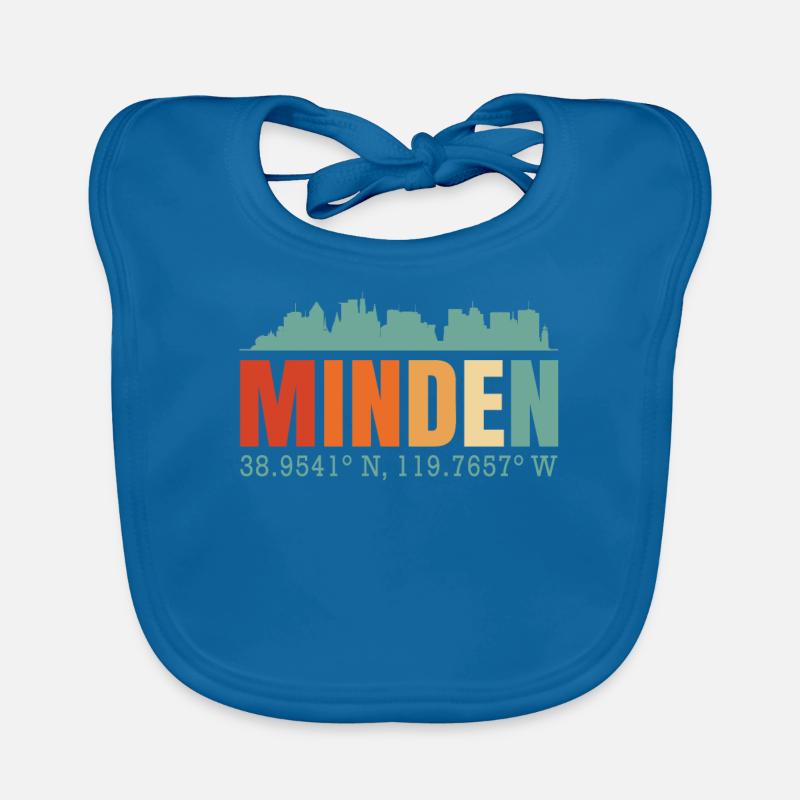 Minden - Baby Bio-Lätzchen - Pfauenblau
