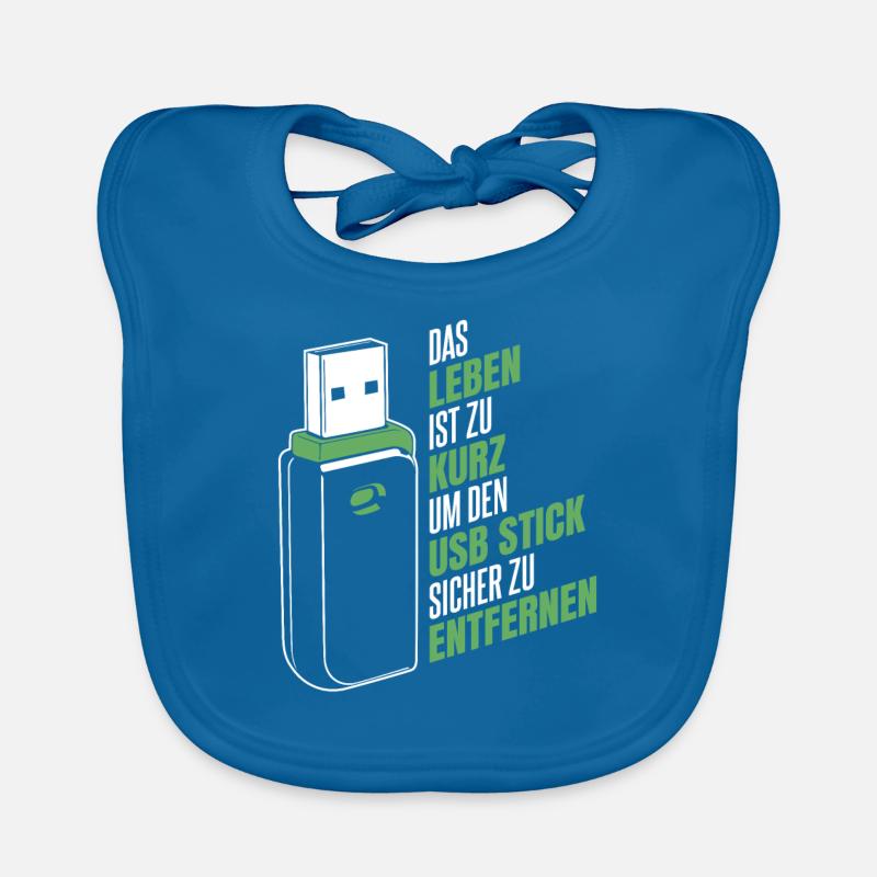 Entwickler Coder Programmierer USB Baby Bio-Lätzchen