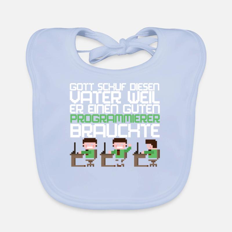 Entwickler Coder Programmierer Vater Baby Bio-Lätzchen