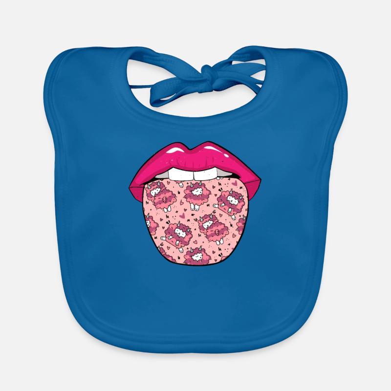 Langue de mouton Bavoir bio Bébé
