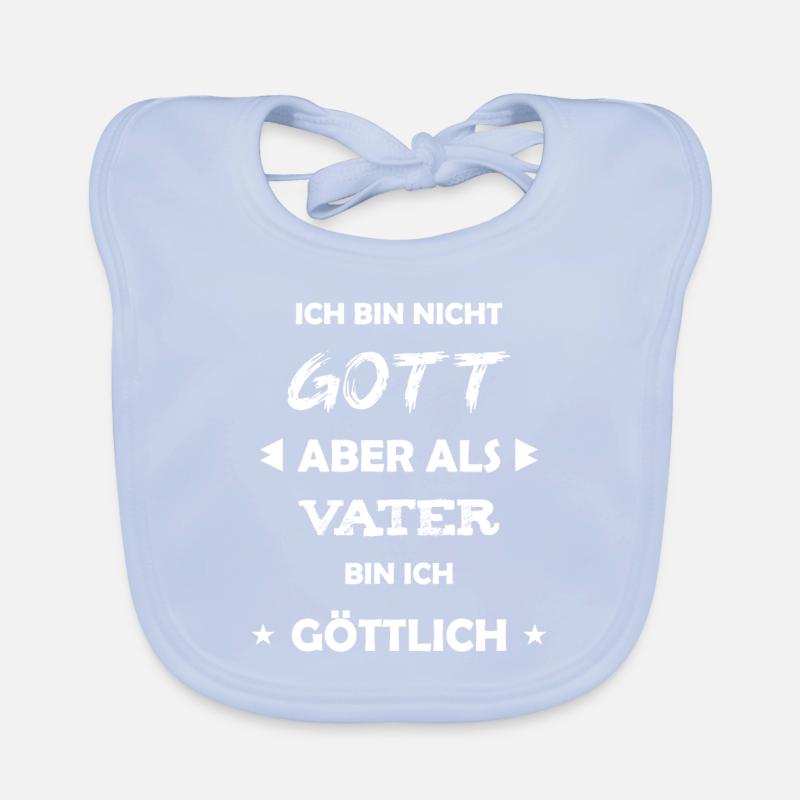 Vater Geschenk Spruch Baby Bio-Lätzchen