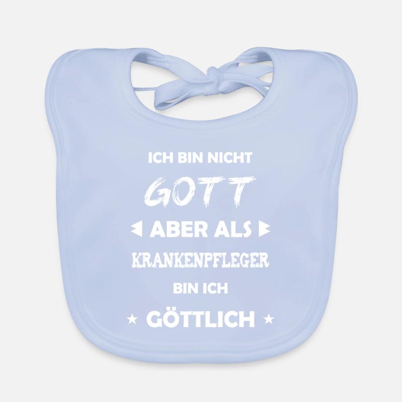 Krankenpfleger Geschenk Spruch Baby Bio-Lätzchen