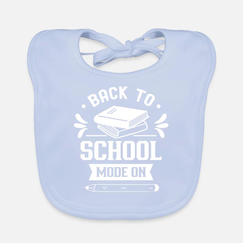 Mode retour à l’école Un enseignant de retour à l’école Bavoir bio Bébé