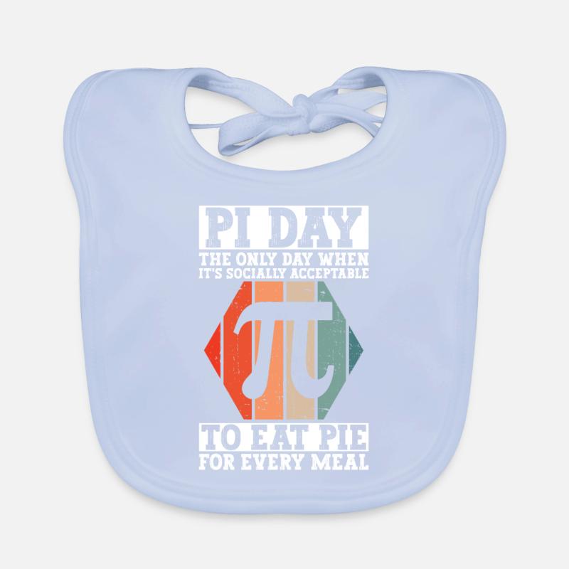Funny Math Teacher for Pi Day Math Geek Organic Baby Bibs