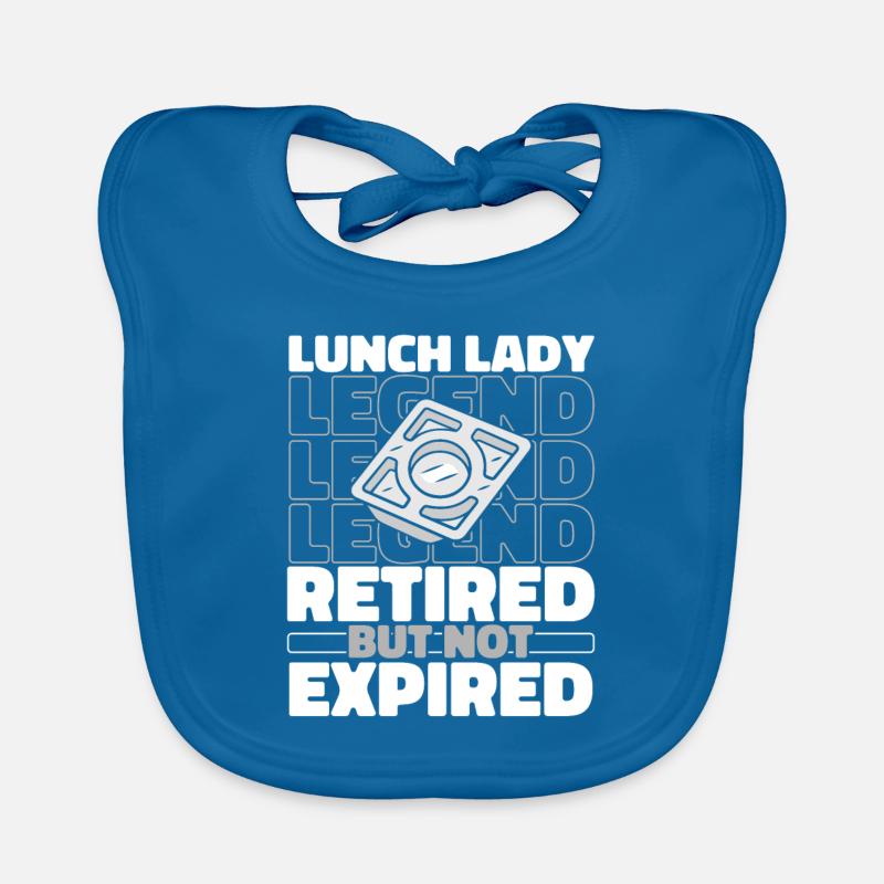 Cafeteria Kitchen help Canteen in retirement Organic Baby Bibs