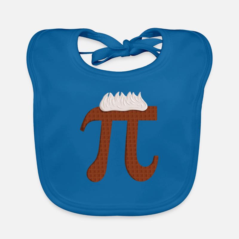 Chocolate Pi - Funny Math Teacher for Pi Day Organic Baby Bibs