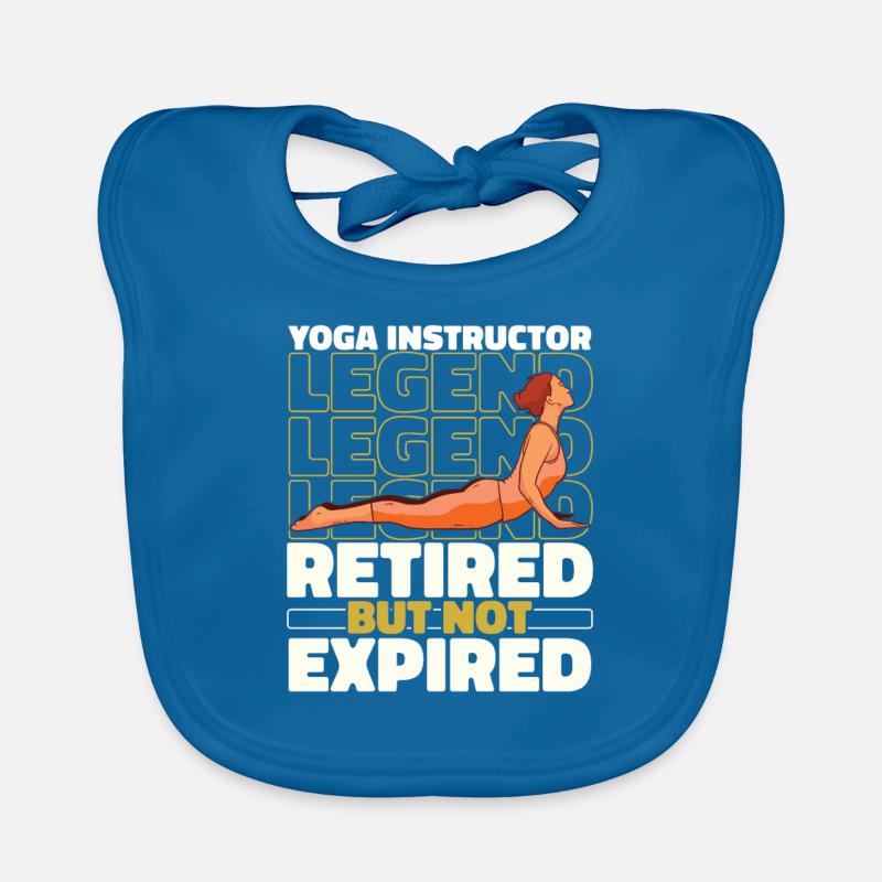 Yoga Teacher Yoga Instructor Retiree Organic Baby Bibs