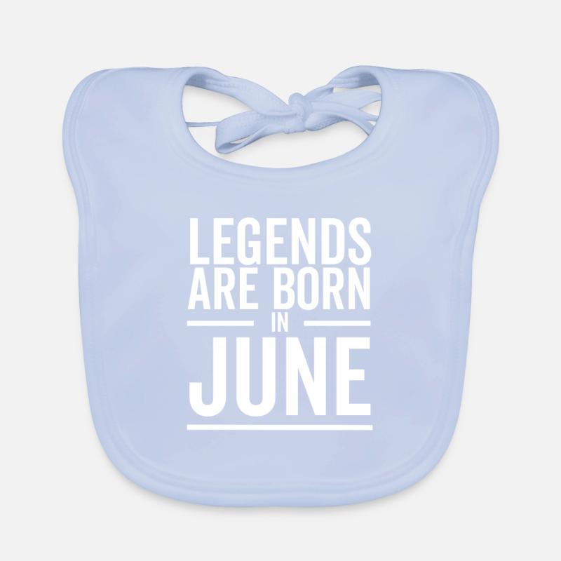Legenden werden im Juni geboren Baby Bio-Lätzchen