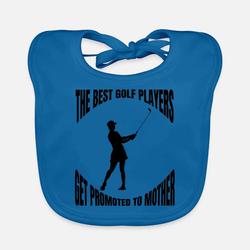 Golfer Golf Golf Club Golf Course Golf Sport Organic Baby Bibs